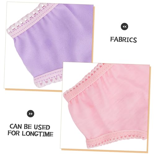 WHAMVOX 2 Stück Teiliges Puppenunterwäsche Leichtem Wiederverwendbare Puppenunterhosen Spielzeugpuppen Praktische Puppenbekleidung für Kreatives Rollenspiel WHAMVOX 2 Stück Teiliges Puppenunterwäsche Leichtem Wiederverwendbare Puppenunterhosen Spielzeugpuppen Praktische Puppenbekleidung für Kreatives Rollenspiel von WHAMVOX