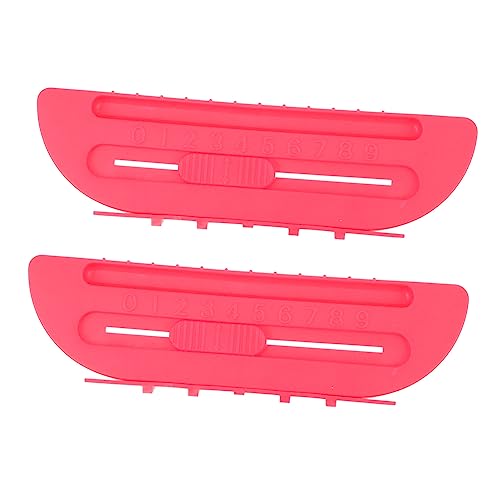 WHAMVOX 2 Stück Teiliges Robuste Kunststoff Scoring Units für Air Hockey Tisch Glatte Kanten Langlebige Tischhockey Zubehör Sichere Scorekeeper für Tischspielzubehör von WHAMVOX