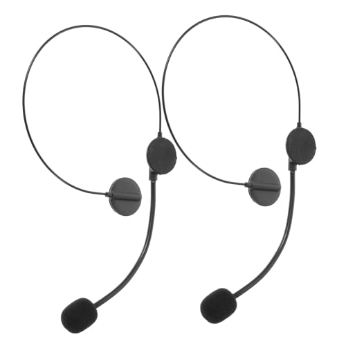 WHAMVOX 2 Stück Teiliges Star Cosplay Mikrofon Prop Verstellbares Leichtes Headset für Rollenspiele Bühnenauftritte Karaoke Verkleidung Geeignet für Jungen und Mädchen von WHAMVOX