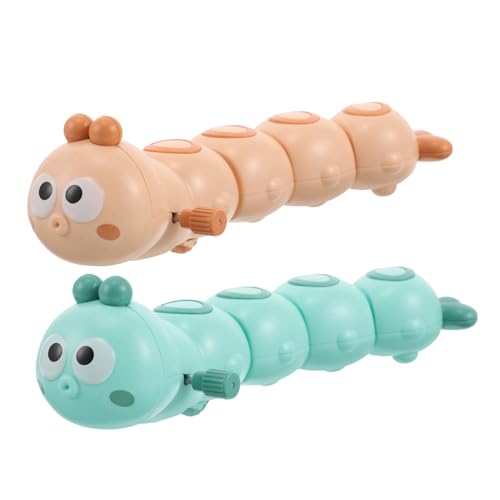 WHAMVOX 2 Stück Teiliges Wind Up Krabbelspielzeug für Junge Mädchen Beweglicher Aufzieh Raupen Motorisches Lernspielzeug für Kleinkinder Fördert Hand Auge Koordination Geeignet für Jungen WHAMVOX 2 Stück Teiliges Wind Up Krabbelspielzeug für Junge Mädchen Beweglicher Aufzieh Raupen Motorisches Lernspielzeug für Kleinkinder Fördert Hand Auge Koordination Geeignet für Jungen von WHAMVOX