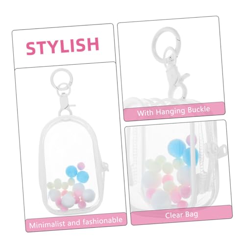 WHAMVOX 2 Stück Transparente PVC Sammelbox mit Reißverschluss Klare Aufbewahrungstasche für Puppen und Figuren Tragbare Mini durchsichtige Displayhülle für Sammlerstücke Staubdicht und WHAMVOX 2 Stück Transparente PVC Sammelbox mit Reißverschluss Klare Aufbewahrungstasche für Puppen und Figuren Tragbare Mini durchsichtige Displayhülle für Sammlerstücke Staubdicht und von WHAMVOX