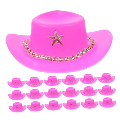 WHAMVOX 20 Stück Mini-Cowboyhut doll Accessories Puppe Neonhut Bucket Hats für Damen Bausatz Hüte Mütze Mini-Hut Miniaturhüte für Partys entzückende Miniaturhüte Mall-Hut Plastik WHAMVOX 20 Stück Mini-Cowboyhut doll Accessories Puppe Neonhut Bucket Hats für Damen Bausatz Hüte Mütze Mini-Hut Miniaturhüte für Partys entzückende Miniaturhüte Mall-Hut Plastik von WHAMVOX