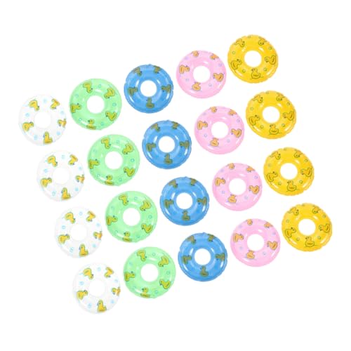 WHAMVOX 20 Mini Schwimmring Schwimmring Spielzeug Mini Requisiten Schwimmring Ornamente Mini Requisiten Schwimmringe Winzige Schwimmringe Mini WHAMVOX 20 Mini Schwimmring Schwimmring Spielzeug Mini Requisiten Schwimmring Ornamente Mini Requisiten Schwimmringe Winzige Schwimmringe Mini von WHAMVOX