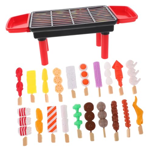 WHAMVOX 20 Stück Teiliges BBQ Grillspielzeug Set für Realistisches Outdoor küchenspiel mit Licht und Geräuschen Vielfältige Grilllebensmittel Fördert Kreativität und Motorische WHAMVOX 20 Stück Teiliges BBQ Grillspielzeug Set für Realistisches Outdoor küchenspiel mit Licht und Geräuschen Vielfältige Grilllebensmittel Fördert Kreativität und Motorische von WHAMVOX