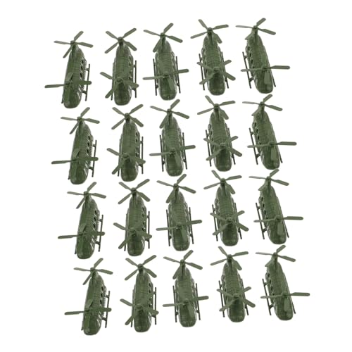 WHAMVOX 20 Stück Teiliges Hubschrauber aus Miniatur Dual-Rotor Modell Detailgetreu und Robust Militärflugzeug für Jungen und Mädchen Kinderzimmer Dekoration und Kreatives Rollenspiel WHAMVOX 20 Stück Teiliges Hubschrauber aus Miniatur Dual-Rotor Modell Detailgetreu und Robust Militärflugzeug für Jungen und Mädchen Kinderzimmer Dekoration und Kreatives Rollenspiel von WHAMVOX