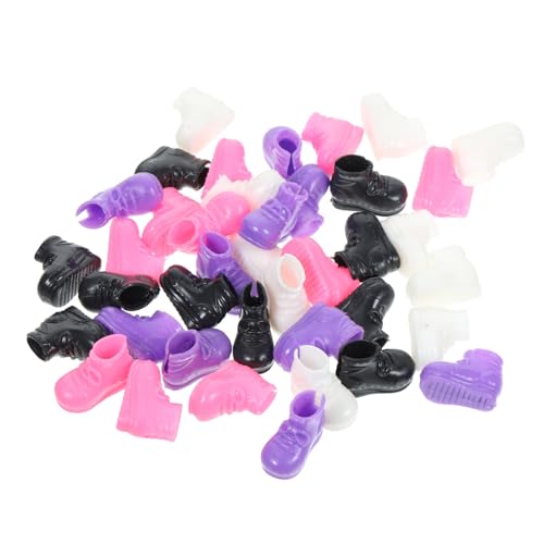 WHAMVOX 20 Stück Teiliges Miniatur Flache Schuhe Puppenhaus Zubehör Farbige Modepuppenschuhe für Dekoration und Bekleidungszubehör Geeignet WHAMVOX 20 Stück Teiliges Miniatur Flache Schuhe Puppenhaus Zubehör Farbige Modepuppenschuhe für Dekoration und Bekleidungszubehör Geeignet von WHAMVOX