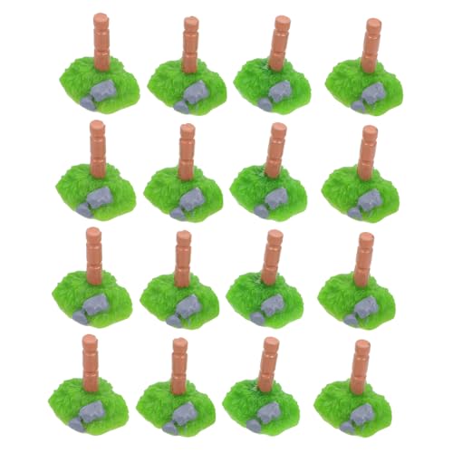 WHAMVOX 24 Stück Teiliges Mini Farm Zubehör Realistische Miniatur Holzpfähle und Tierbarrieren Langlebige DIY Bauernhof Szene Dekoration Kompakt für Puppenhaus und Kreative Landschaften von WHAMVOX