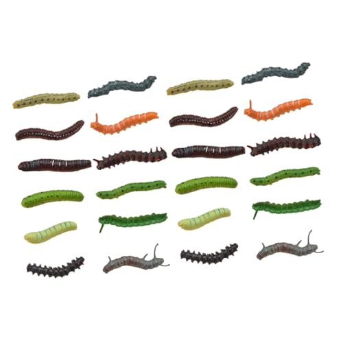 WHAMVOX 24 Stück Teiliges Realistische Raupenmodelle aus Hochwertigem Material Naturgetreue Insektenfiguren zur Garten Zimmerdekoration Liebevolle Gestaltung für Sammler WHAMVOX 24 Stück Teiliges Realistische Raupenmodelle aus Hochwertigem Material Naturgetreue Insektenfiguren zur Garten Zimmerdekoration Liebevolle Gestaltung für Sammler von WHAMVOX