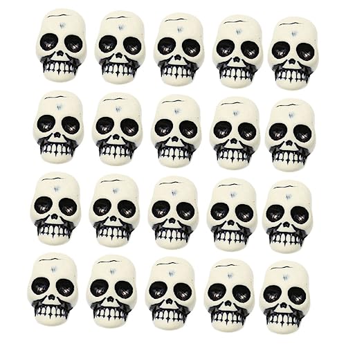 WHAMVOX Schaffen Sie Eine Intensive Halloween-atmosphäre 24 Weiße -Ornamente Mini- Halloween-Requisiten Dekoration Für Partys von WHAMVOX