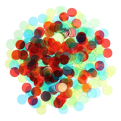 WHAMVOX 240Stücke Kunststoff Spielchips Farbige Münzen für Bingo Mathematik und Spiele Wiederverwendbare Chips zum Zählen und Sortieren Sicher und Langlebig Zufällige WHAMVOX 240Stücke Kunststoff Spielchips Farbige Münzen für Bingo Mathematik und Spiele Wiederverwendbare Chips zum Zählen und Sortieren Sicher und Langlebig Zufällige von WHAMVOX