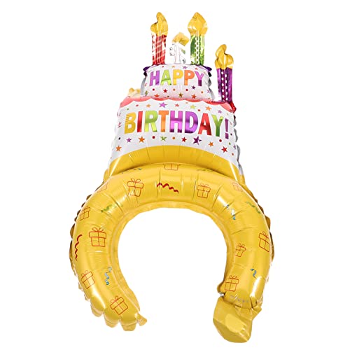 WHAMVOX 25St Party-Ballonhut Ballon-Haarreifen Tiaras zum Kindergeburtstag Haargummi Haarschmuck Stirnbänder für Geburtstagsfeiern Haarband niedlich Kopfbedeckung Haarring von WHAMVOX