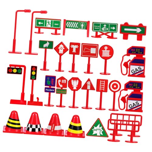 WHAMVOX 28 Stück Teiliges Mini verkehrszeichen spielset aus Robustem Material mit Realistischen Ampeln und Kegeln Kindersicher und Vielseitig für Innen Außenspiel Fördert Frühkindliche WHAMVOX 28 Stück Teiliges Mini verkehrszeichen spielset aus Robustem Material mit Realistischen Ampeln und Kegeln Kindersicher und Vielseitig für Innen Außenspiel Fördert Frühkindliche von WHAMVOX