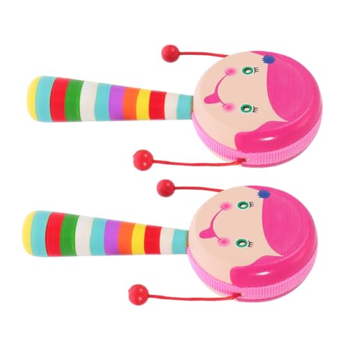 WHAMVOX 2Stücke Cartoon Handrasseln aus Holz Robustes Babyspielzeug für Musik und Spielspaß Hand Augen Koordination und Eltern Interaktion WHAMVOX 2Stücke Cartoon Handrasseln aus Holz Robustes Babyspielzeug für Musik und Spielspaß Hand Augen Koordination und Eltern Interaktion von WHAMVOX