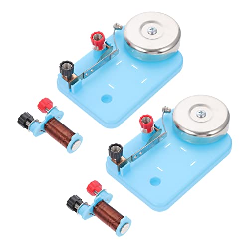 WHAMVOX 2Stücke Elektrische Glocke Experimentier für Physikunterricht Laborzubehör Grundelektrik und Physikexperimenten für Schule WHAMVOX 2Stücke Elektrische Glocke Experimentier für Physikunterricht Laborzubehör Grundelektrik und Physikexperimenten für Schule von WHAMVOX