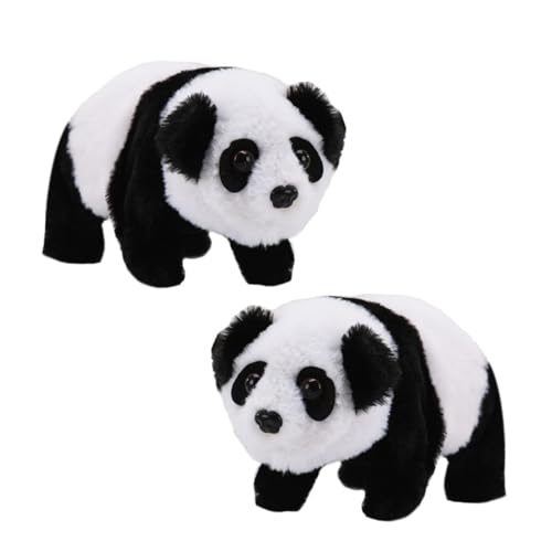 WHAMVOX 2Stücke Elektrisches Plüsch Panda Interaktives Musikalisches Krabbelspielzeug für Kuscheltier mit Geräuschen Fördert und Interaktionsfähigkeiten WHAMVOX 2Stücke Elektrisches Plüsch Panda Interaktives Musikalisches Krabbelspielzeug für Kuscheltier mit Geräuschen Fördert und Interaktionsfähigkeiten von WHAMVOX