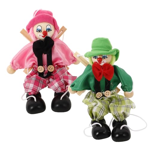 WHAMVOX 2Stücke Fadenpuppen für Kreative Marionetten im Piraten Design für Interaktives Puppenspiel und Puppentheater Langlebig für Eltern Spiele von WHAMVOX