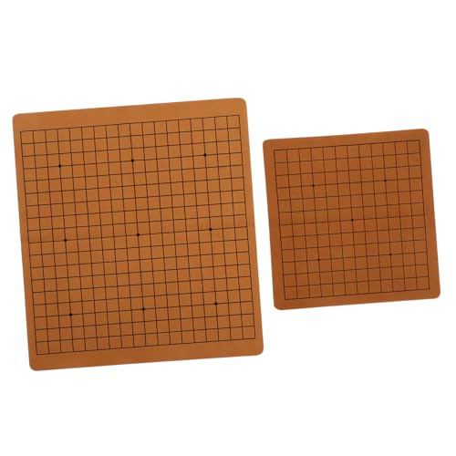 WHAMVOX 2Stücke Faltbares Go Schachbrett aus Leder Doppelseitiges Brettspiel für Erwachsene für für Innen und Außenbereich Langlebig WHAMVOX 2Stücke Faltbares Go Schachbrett aus Leder Doppelseitiges Brettspiel für Erwachsene für für Innen und Außenbereich Langlebig von WHAMVOX