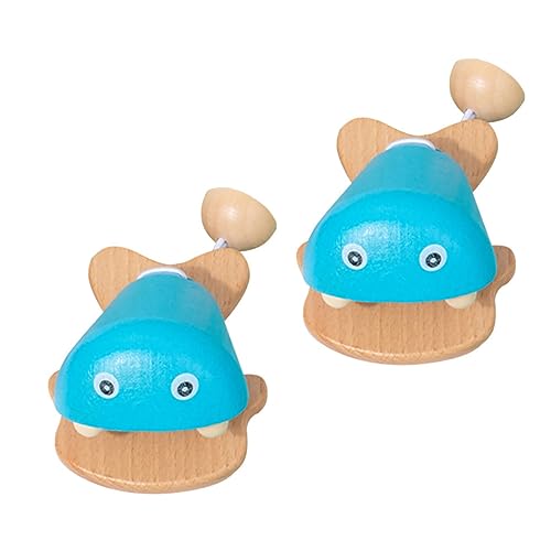 WHAMVOX 2Stücke Holz Castanet für Musikinstrumente Fischform Musikspielzeug für Frühes Lernen Fördert Kreativität und Interaktion WHAMVOX 2Stücke Holz Castanet für Musikinstrumente Fischform Musikspielzeug für Frühes Lernen Fördert Kreativität und Interaktion von WHAMVOX