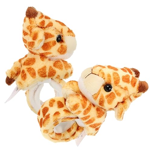 WHAMVOX 2Stücke Plüsch Tier Slap Armbänder Giraffe Handgelenkband für Partygeschenke und Schulgeschenke Langlebig und Unterhaltsam Spielaktivitäten und Feste WHAMVOX 2Stücke Plüsch Tier Slap Armbänder Giraffe Handgelenkband für Partygeschenke und Schulgeschenke Langlebig und Unterhaltsam Spielaktivitäten und Feste von WHAMVOX