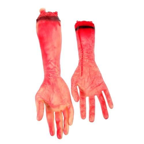 WHAMVOX 2pcs Halloween Abgetrennte Hand Requisiten Abgetrennter Arm Gefälschte Menschliche Arm Hand Blutige Hand Halloween Party Dekorationen WHAMVOX 2pcs Halloween Abgetrennte Hand Requisiten Abgetrennter Arm Gefälschte Menschliche Arm Hand Blutige Hand Halloween Party Dekorationen von WHAMVOX