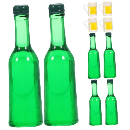 WHAMVOX Puppenhaus Zubehör Set Bierflaschen Und Bierbecher Dekorative Tassen Für Puppenhaus Und Szenen Perfekte Accessoires Für Kreative Diashows Und Sammlungen von WHAMVOX