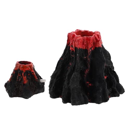 WHAMVOX 2pcs Miniaturvulkanmodelle Mini Harz Vulkan Dekoration Fischtank Mini Vulkanmodell Miniatur Vulkan Lava Spielzeugmodell Realistische Harzvulkanverzierung WHAMVOX 2pcs Miniaturvulkanmodelle Mini Harz Vulkan Dekoration Fischtank Mini Vulkanmodell Miniatur Vulkan Lava Spielzeugmodell Realistische Harzvulkanverzierung von WHAMVOX