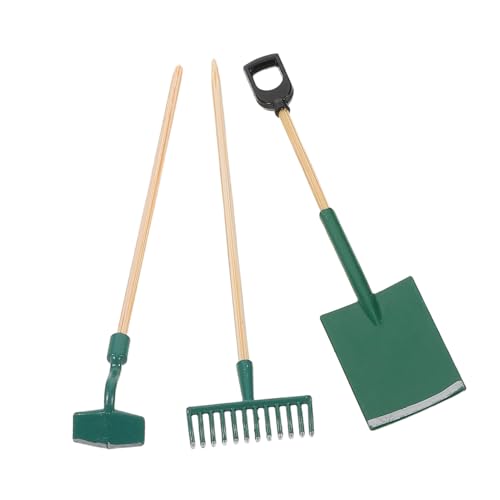 WHAMVOX 3 Sätze Maßstab Gartenwerkzeug Set mit Schaufel Rechen und Hacke für Puppenhaus Garten Realistische Miniatur Gartendekoration für DIY Dollhouse WHAMVOX 3 Sätze Maßstab Gartenwerkzeug Set mit Schaufel Rechen und Hacke für Puppenhaus Garten Realistische Miniatur Gartendekoration für DIY Dollhouse von WHAMVOX