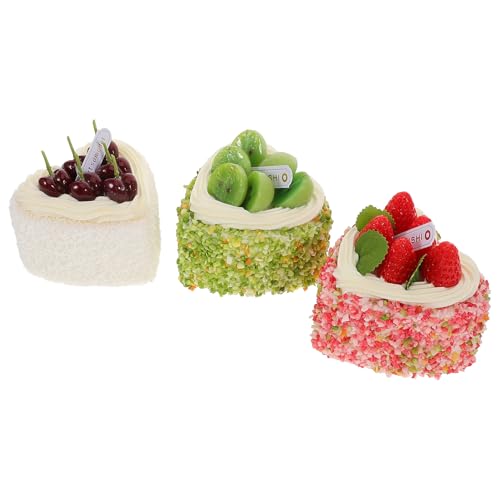 WHAMVOX 3 Stück Kuchenmodell Obstkorb Simulation Lebensmittel Dessert Lebensmittel Display Requisiten Küchenrequisite Simulation Dessertmodell Realistische Simulation Kuchen WHAMVOX 3 Stück Kuchenmodell Obstkorb Simulation Lebensmittel Dessert Lebensmittel Display Requisiten Küchenrequisite Simulation Dessertmodell Realistische Simulation Kuchen von WHAMVOX