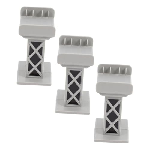 WHAMVOX 3 Stück Teiliges Modell Train brückenpfeiler Robustem Kunststoff Dekorative Brückenstützen für DIY zugstrecken Zubehör für Holzeisenbahn Miniatur landschaftsbau von WHAMVOX