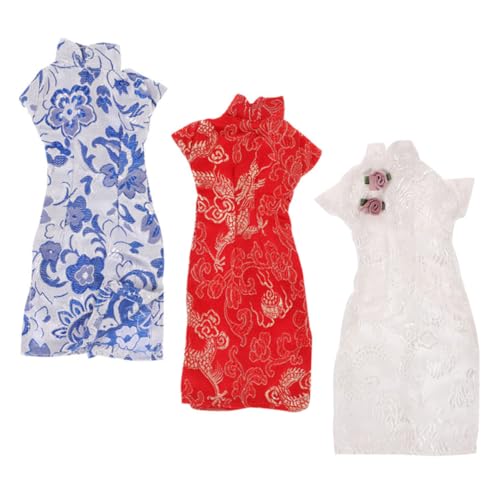 WHAMVOX 3 Stück Teiliges Puppen Cheongsam Austauschbare Chinesische Stilkleidung für Puppen Leicht Anzuziehen Strapazierfähiges Sicheres Material Detailreich Gestaltet Geeignet für WHAMVOX 3 Stück Teiliges Puppen Cheongsam Austauschbare Chinesische Stilkleidung für Puppen Leicht Anzuziehen Strapazierfähiges Sicheres Material Detailreich Gestaltet Geeignet für von WHAMVOX