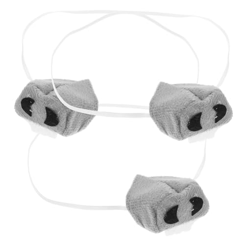 WHAMVOX 3 Stücke Eselsnase Plüsch Kostümzubehör Haustier Kostümzubehör Halloween Kostümzubehör Eselzubehör Esel Requisite Für Kostüm WHAMVOX 3 Stücke Eselsnase Plüsch Kostümzubehör Haustier Kostümzubehör Halloween Kostümzubehör Eselzubehör Esel Requisite Für Kostüm von WHAMVOX