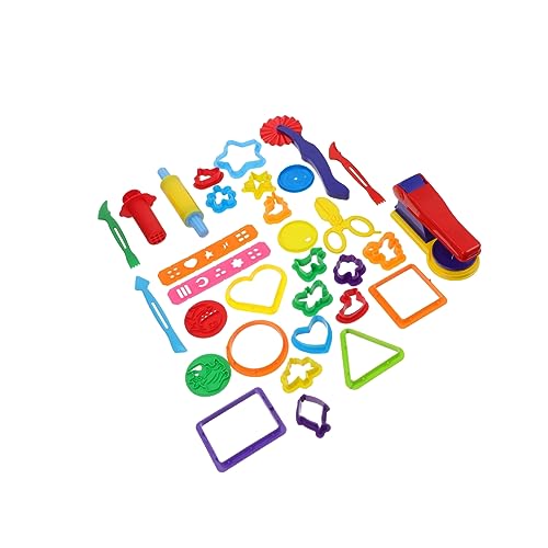 WHAMVOX 32Stücke Teiliges Lernspielzeug Handgemachte Plastilin für Kreative Formen für Klassenzimmer Kindergarten und Zuhause Fördert die Fantasie und Motorik Leicht von WHAMVOX