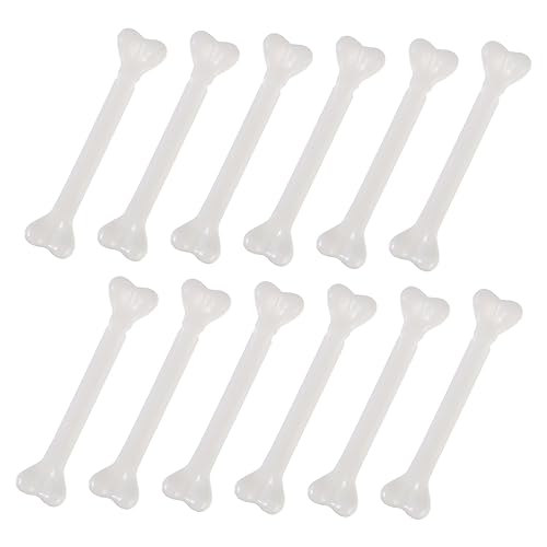 WHAMVOX 36 Stück Teiliges Mini Plastik Knochen Weiß Halloween Deko Requisiten für Gruselige Party Dekorationen und Haunted House Zubehör von WHAMVOX