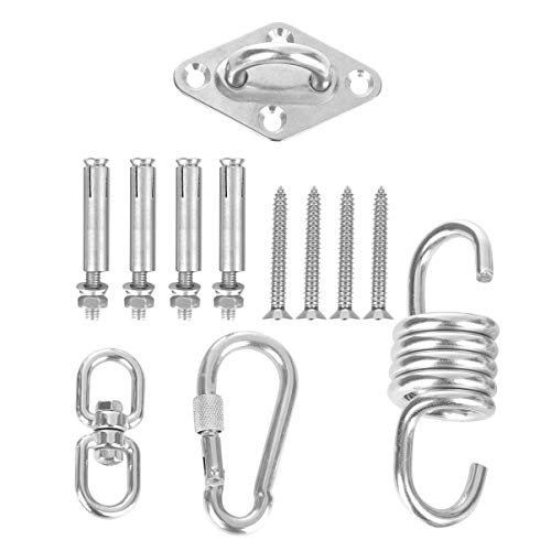 WHAMVOX Haken Robust 250 Kg Tragkraft Edelstahl ° Hängemattenhaken Für Die Deckenmontage Auf Der Veranda von WHAMVOX