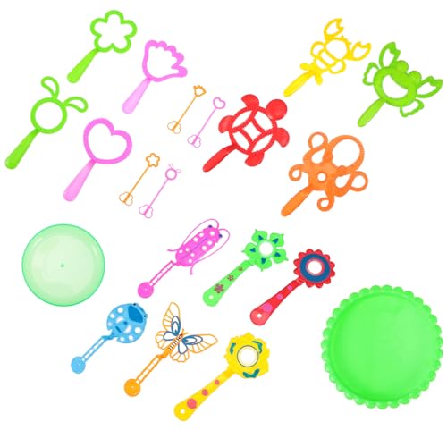 WHAMVOX 3Sätze Buntes Bubble Set für Verschiedene Zauberstäbe mit Regenbogenfarben für Outdoor Aktivitäten Blasenparty und Kreative Spielmöglichkeiten WHAMVOX 3Sätze Buntes Bubble Set für Verschiedene Zauberstäbe mit Regenbogenfarben für Outdoor Aktivitäten Blasenparty und Kreative Spielmöglichkeiten von WHAMVOX