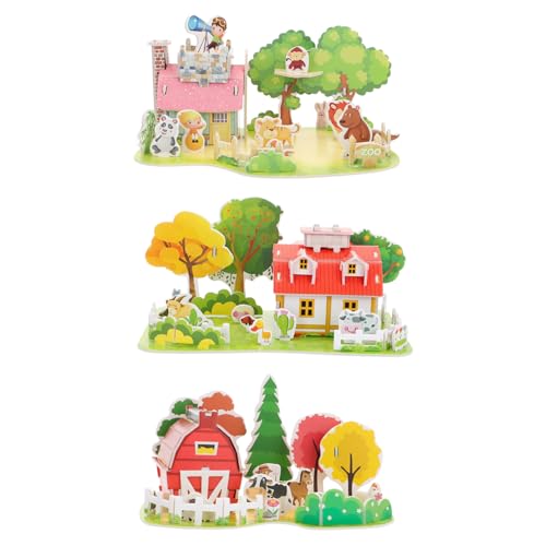 WHAMVOX 3Sätze Puzzles für Teiliges mit Cartoon Modellen Pädagogisches Kreativität und Vorstellungskraft Sicheres Material für Stundenlangen Spielspaß WHAMVOX 3Sätze Puzzles für Teiliges mit Cartoon Modellen Pädagogisches Kreativität und Vorstellungskraft Sicheres Material für Stundenlangen Spielspaß von WHAMVOX