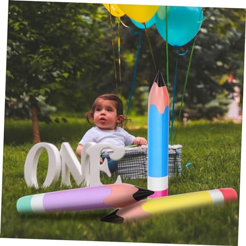 WHAMVOX 4 Stück Aufblasbare Buntstifte aus Mehrfarbige Schulparty Deko Strapazierfähige Reißfeste Luftballons für Innen und Außen Kreative Party und Klassenzimmerdekoration WHAMVOX 4 Stück Aufblasbare Buntstifte aus Mehrfarbige Schulparty Deko Strapazierfähige Reißfeste Luftballons für Innen und Außen Kreative Party und Klassenzimmerdekoration von WHAMVOX