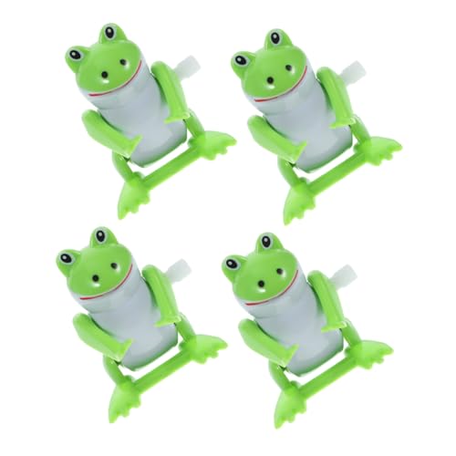 WHAMVOX 4 Stück Aufziehspielzeuge Springende Froschfiguren für Kinderpartys und Dekorationen für Geburtstags und Halloween WHAMVOX 4 Stück Aufziehspielzeuge Springende Froschfiguren für Kinderpartys und Dekorationen für Geburtstags und Halloween von WHAMVOX