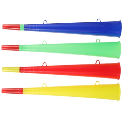 WHAMVOX 4 Stück Bunte Kunststoff tröten Fußball Fan horn ohne Batterien Laute Partyhörner für Stadion Sportfeiern und Fußballspiele Handliche Lärmmacher für Fans und Partys WHAMVOX 4 Stück Bunte Kunststoff tröten Fußball Fan horn ohne Batterien Laute Partyhörner für Stadion Sportfeiern und Fußballspiele Handliche Lärmmacher für Fans und Partys von WHAMVOX