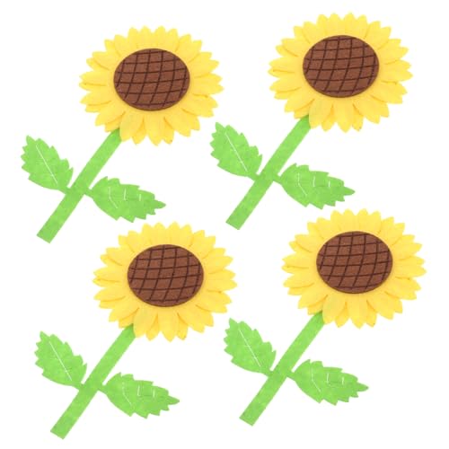 WHAMVOX Sonnenblumen-wandkunst – 4er-Pack Lebensechte Künstliche Blumenaufkleber Kinderzimmer- Wandaufkleber Klassenzimmer Kinderzimmer-wandaufkleber WHAMVOX Sonnenblumen-wandkunst – 4er-Pack Lebensechte Künstliche Blumenaufkleber Kinderzimmer- Wandaufkleber Klassenzimmer Kinderzimmer-wandaufkleber von WHAMVOX