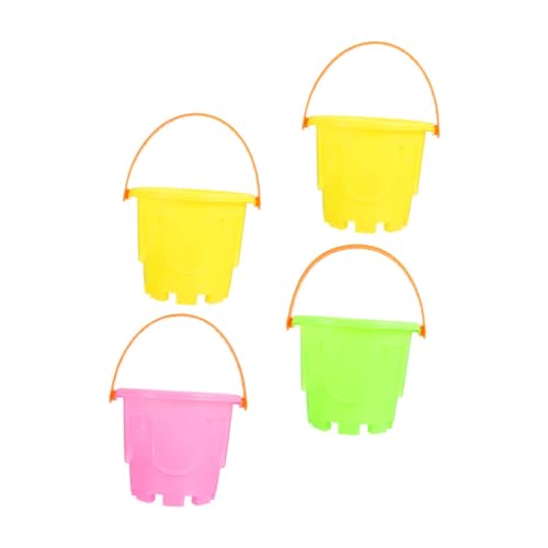 WHAMVOX 4 Stück Teiliges Strand Eimer aus Langlebigem Kunststoff Mini Sandspielzeug für Hand Auge Koordination Bunte Kleine Spielzeuge für Sommerstrand Garten und Freizeitspaß WHAMVOX 4 Stück Teiliges Strand Eimer aus Langlebigem Kunststoff Mini Sandspielzeug für Hand Auge Koordination Bunte Kleine Spielzeuge für Sommerstrand Garten und Freizeitspaß von WHAMVOX