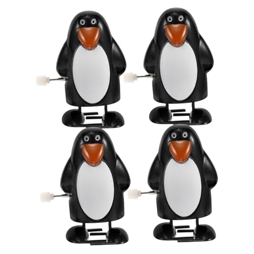 WHAMVOX 4 Stück Weihnachts-uhrwerk-laufspielzeug, Pinguin-aufziehspielzeug, Kunststoff-aufzieh-weihnachtsspielzeug, Weihnachtspinguin-Spielzeug Für Weihnachtsstrumpffüller, Partygeschenke WHAMVOX 4 Stück Weihnachts-uhrwerk-laufspielzeug, Pinguin-aufziehspielzeug, Kunststoff-aufzieh-weihnachtsspielzeug, Weihnachtspinguin-Spielzeug Für Weihnachtsstrumpffüller, Partygeschenke von WHAMVOX
