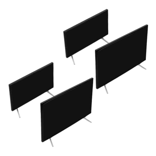 WHAMVOX 4 Stücke Maßstab mit Stand Miniatur Möbel Realistisches Mini Tv für Puppenmöbel Dekoration und Kreative Szenen von WHAMVOX