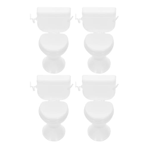 WHAMVOX 4-teiliger Toilettensitz-tortenaufsatz, Verspielte Mini-toilettennachbildung, Lustiger Neuheitsartikel Für Einzelpartys, Feiern, Puppenhaus-badezimmerdekor WHAMVOX 4-teiliger Toilettensitz-tortenaufsatz, Verspielte Mini-toilettennachbildung, Lustiger Neuheitsartikel Für Einzelpartys, Feiern, Puppenhaus-badezimmerdekor von WHAMVOX