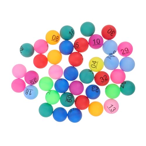 WHAMVOX 40 Stück Teiliges Nummerierte Kunststoff Bingo bälle für Verlosungen Partydeko mit Zahlen für Tombola Spiele und Festliche Events WHAMVOX 40 Stück Teiliges Nummerierte Kunststoff Bingo bälle für Verlosungen Partydeko mit Zahlen für Tombola Spiele und Festliche Events von WHAMVOX