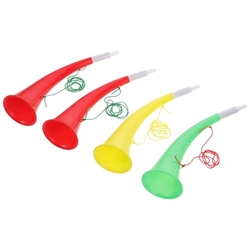 WHAMVOX 4Stücke Hornspielzeug für Trompeten für Partys Fanfaren und Outdoor Aktivitäten Farben Zufällig Partygeschenk für Fußballfans WHAMVOX 4Stücke Hornspielzeug für Trompeten für Partys Fanfaren und Outdoor Aktivitäten Farben Zufällig Partygeschenk für Fußballfans von WHAMVOX