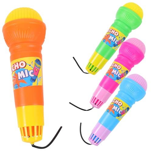 WHAMVOX 4Stücke Kindermikrofone Echomikrofon für Karaoke Mikrofone für Kindergeburtstage und Partys Sicher und Langlebig Farben von WHAMVOX