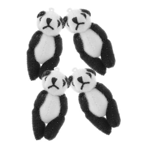 WHAMVOX 4Stücke Panda Plüschtiere Süße Stofftiere Niedliche Panda Puppen für für Kleinkinder Kuschelige Anhänger für Rucksäcke und Spielzeugkisten WHAMVOX 4Stücke Panda Plüschtiere Süße Stofftiere Niedliche Panda Puppen für für Kleinkinder Kuschelige Anhänger für Rucksäcke und Spielzeugkisten von WHAMVOX