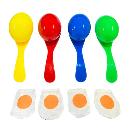 WHAMVOX Outdoor Kinder Spielgeräte 4er Set Farbene Eier Und Öffel Wettrennen Spielset Interaktive Outdoor Partie Spiele Für Lustige Öffelspielzeuge Kreatives Für Im Freien Garten Spielzeug Kinder WHAMVOX Outdoor Kinder Spielgeräte 4er Set Farbene Eier Und Öffel Wettrennen Spielset Interaktive Outdoor Partie Spiele Für Lustige Öffelspielzeuge Kreatives Für Im Freien Garten Spielzeug Kinder von WHAMVOX