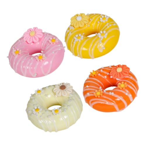 WHAMVOX 4pcs Simulation Donut Fotografie Requisiten PVC Donut Fake Dessert Requisiten WHAMVOX 4pcs Simulation Donut Fotografie Requisiten PVC Donut Fake Dessert Requisiten von WHAMVOX
